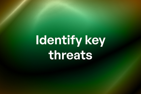Identify key threats
