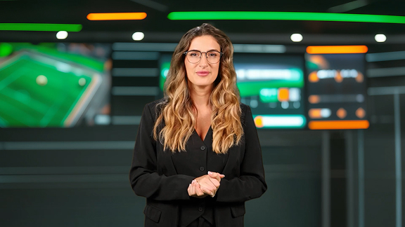 She was football's first AI pundit. The internet booed. She came back anyway.